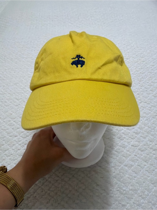 Brooks Brothers Other - Rare Brooks Brothers Logo Yellow Hat Cap 100% Cotton L/XL Adjustable